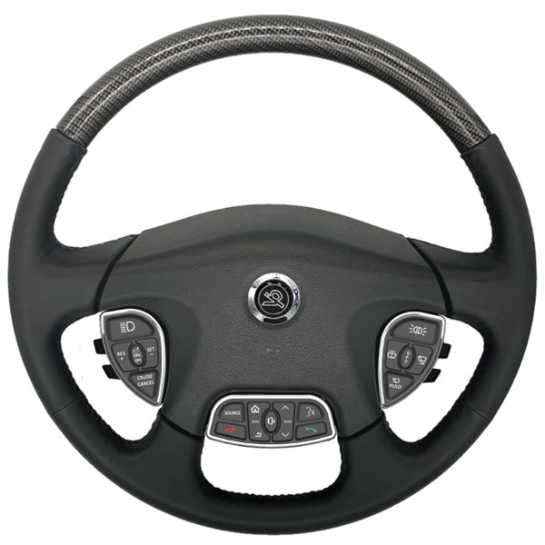 white Kamei steering wheel cover NOS